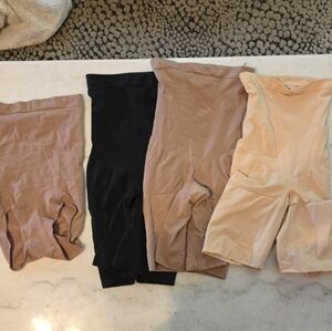 SPANX Shapewear Set - Black, Tan, Cream, MEDIUM